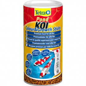 Tetra Pond KOI Colour & Growth Sticks Хранителни пръчици за риби КОИ за наситени цветове и растеж 1л
